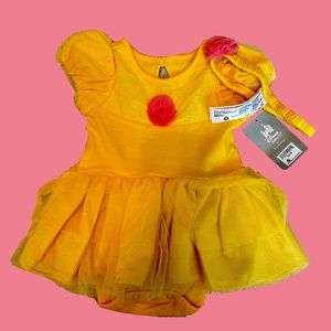 Dressy Baby Girls Princess Dress Onesie Bodysuit Romper  Costume